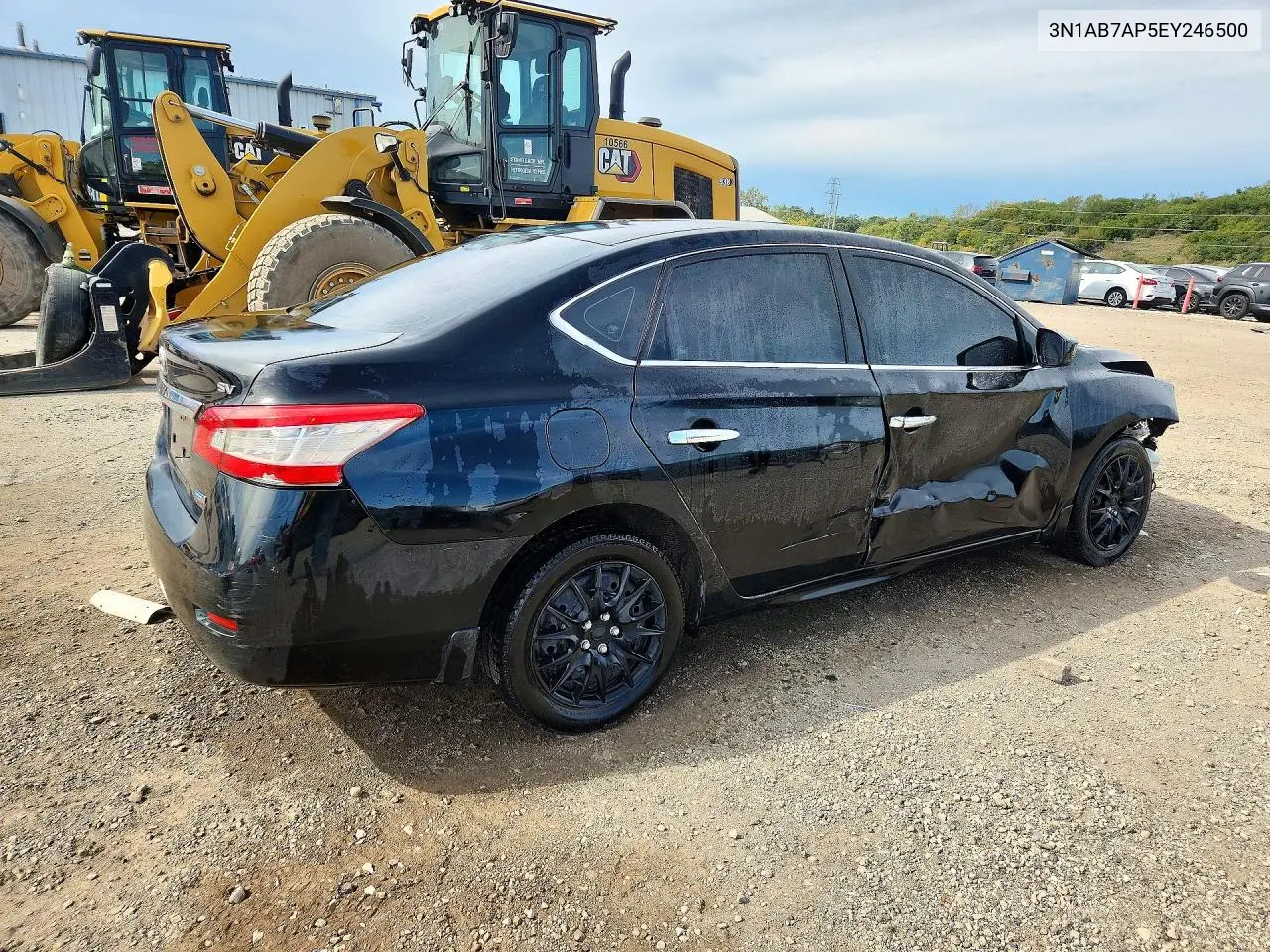2014 NISSAN SENTRA VIN 3N1AB7AP5EY246500 — фото 3