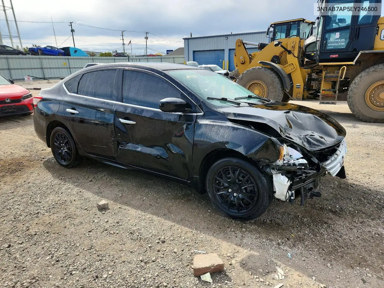2014 NISSAN SENTRA VIN 3N1AB7AP5EY246500 — фото 4