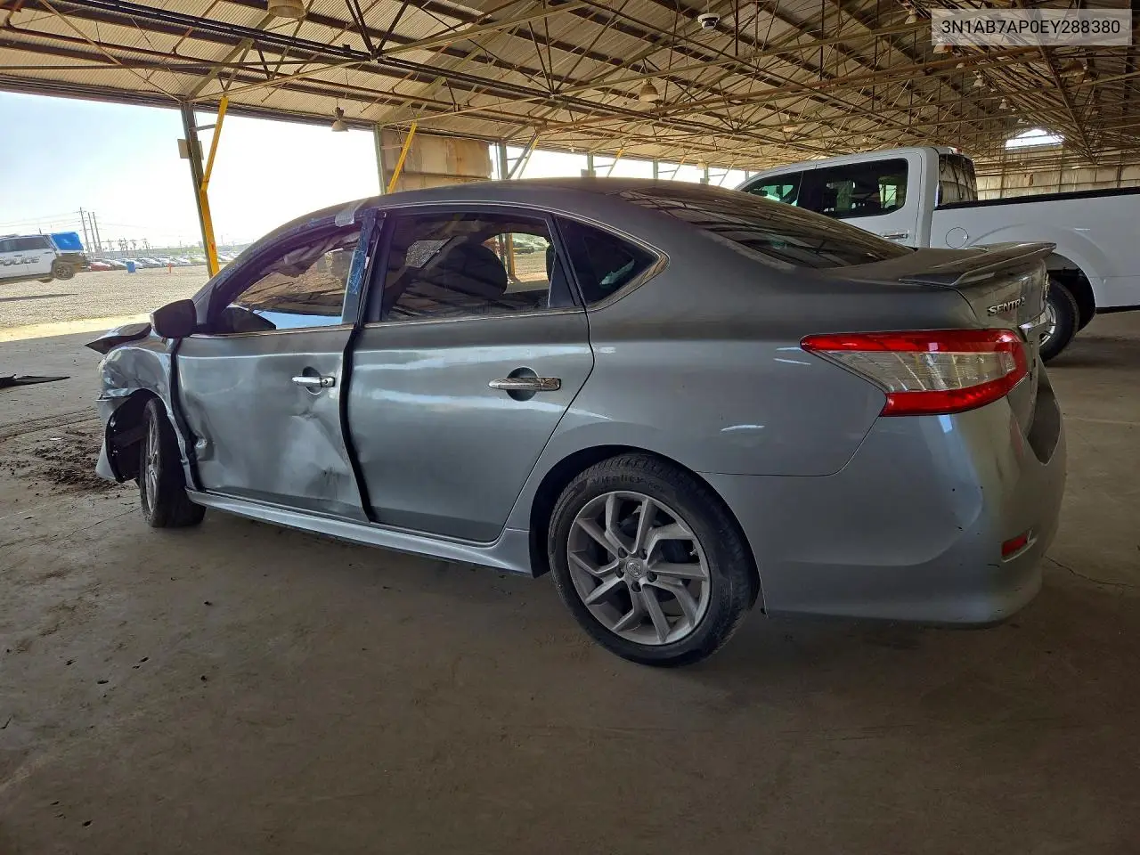 2014 NISSAN SENTRA VIN 3N1AB7AP0EY288380 — фото 2