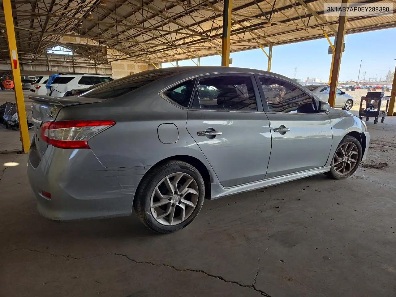 2014 NISSAN SENTRA VIN 3N1AB7AP0EY288380 — фото 3