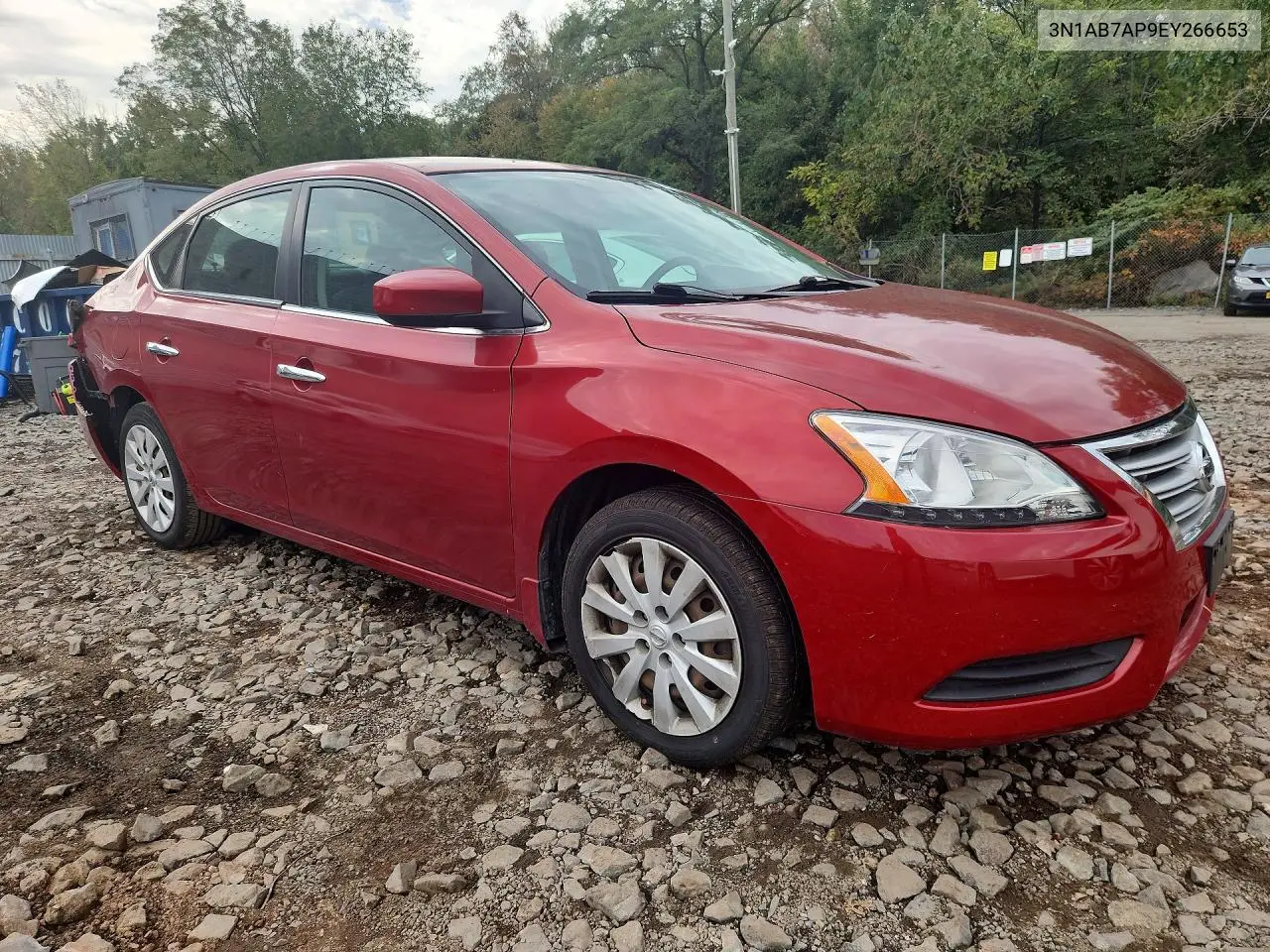 2014 NISSAN SENTRA VIN 3N1AB7AP9EY266653 — фото 4