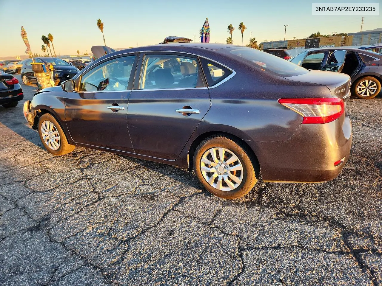2014 NISSAN SENTRA VIN 3N1AB7AP2EY233235 — фото 2
