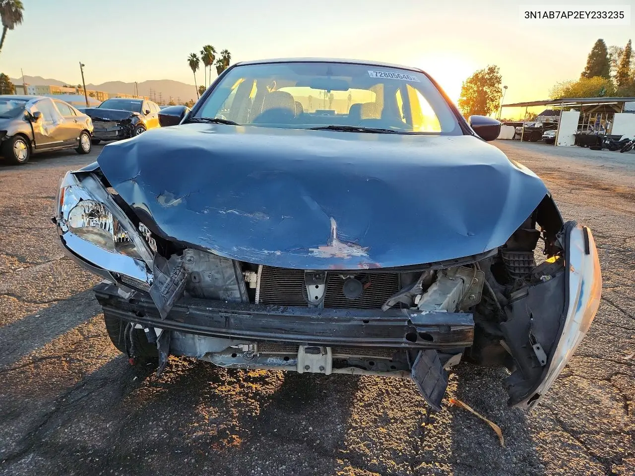 2014 NISSAN SENTRA VIN 3N1AB7AP2EY233235 — фото 5