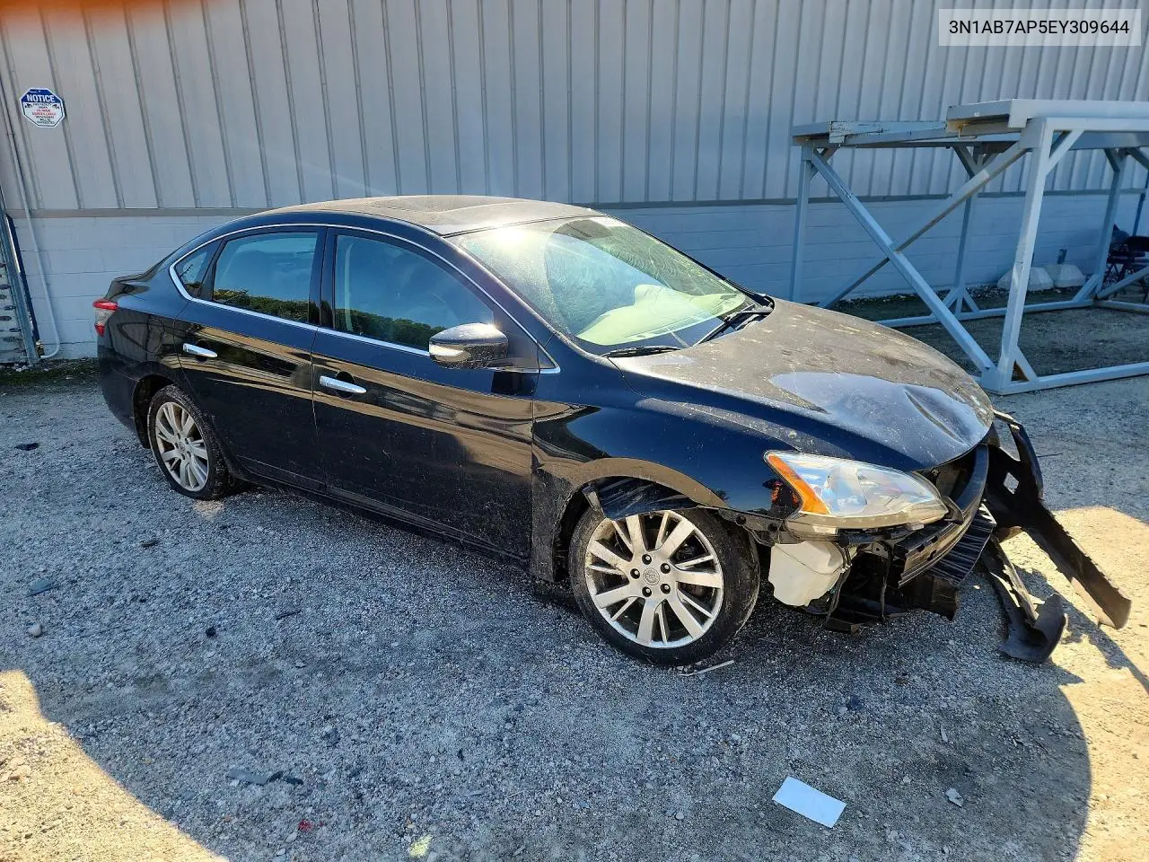 2014 NISSAN SENTRA VIN 3N1AB7AP5EY309644 — фото 4
