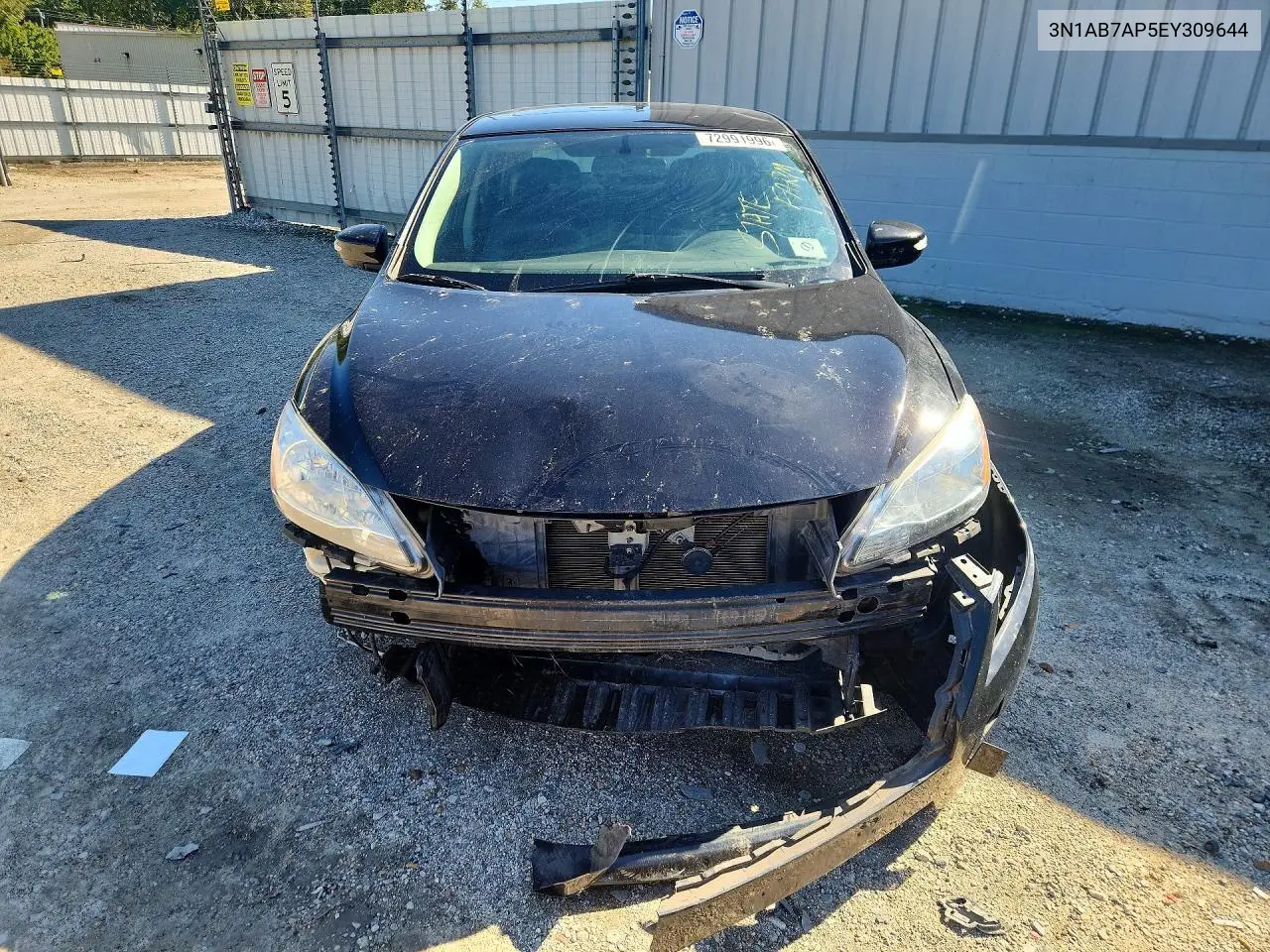 2014 NISSAN SENTRA VIN 3N1AB7AP5EY309644 — фото 5