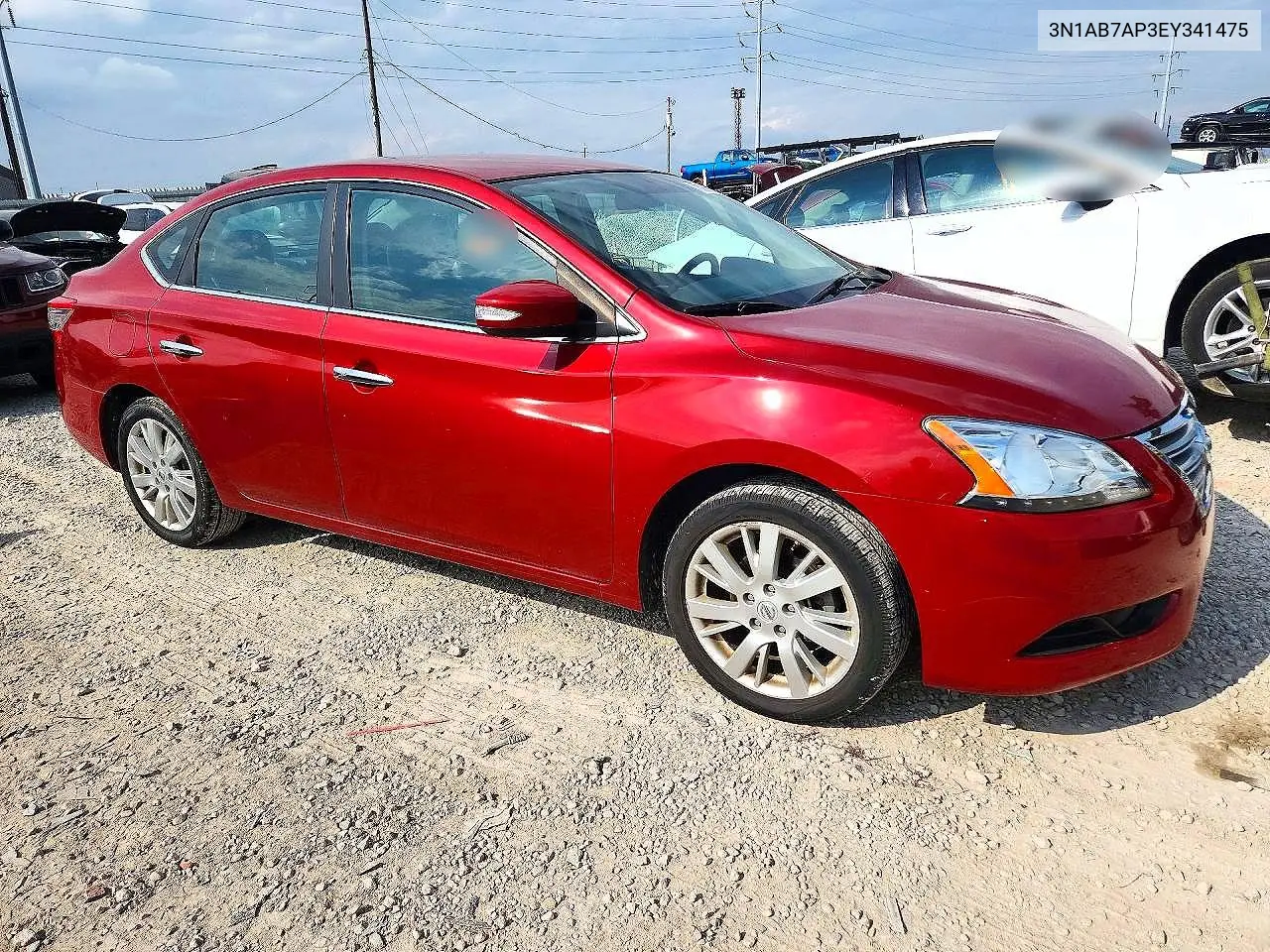 2014 NISSAN SENTRA VIN 3N1AB7AP3EY341475 — фото 4