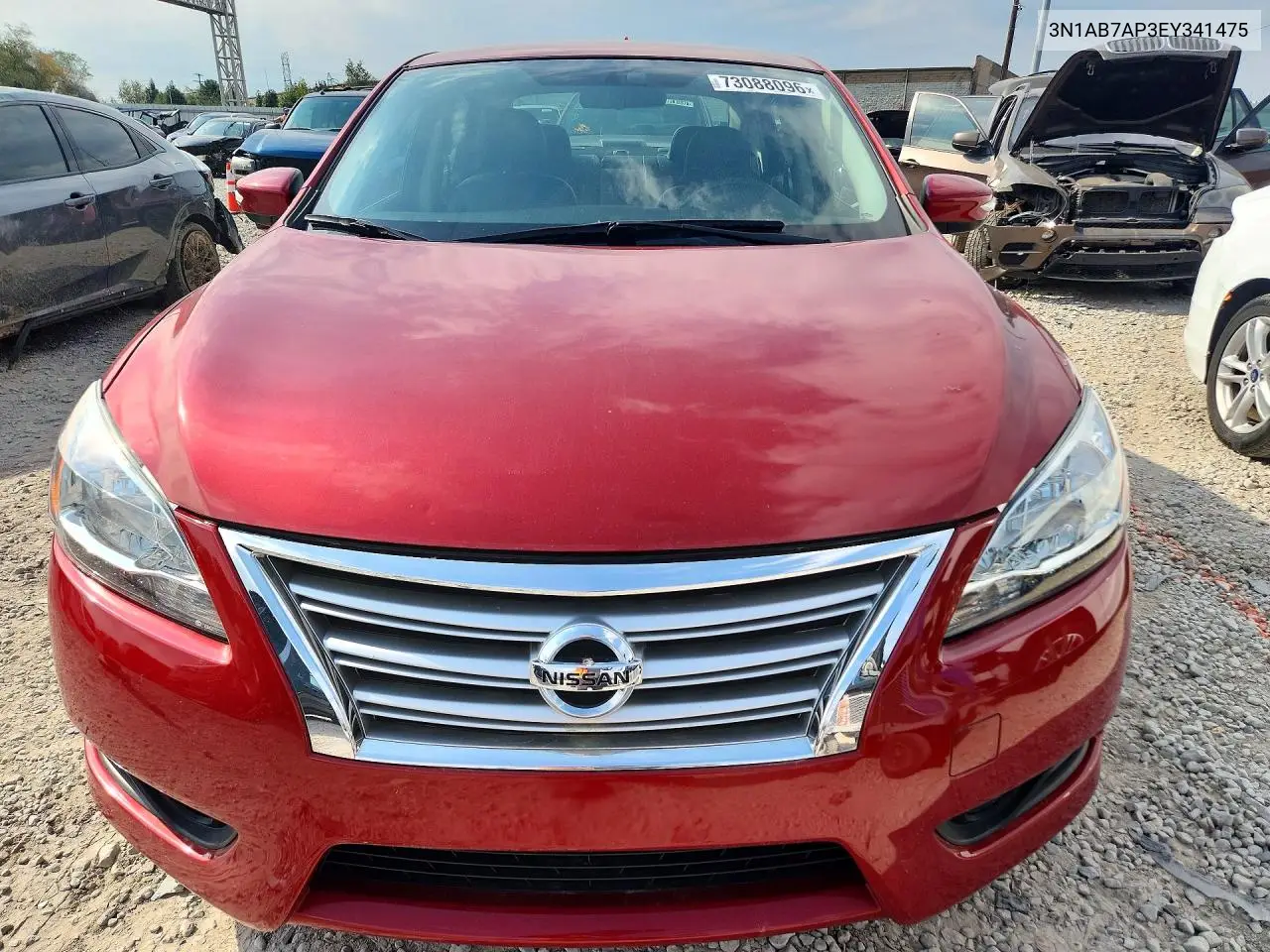 2014 NISSAN SENTRA VIN 3N1AB7AP3EY341475 — фото 5