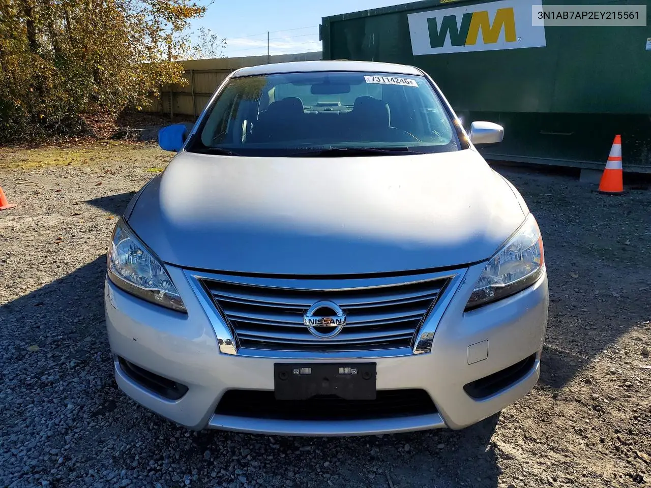 2014 NISSAN SENTRA VIN 3N1AB7AP2EY215561 — фото 5