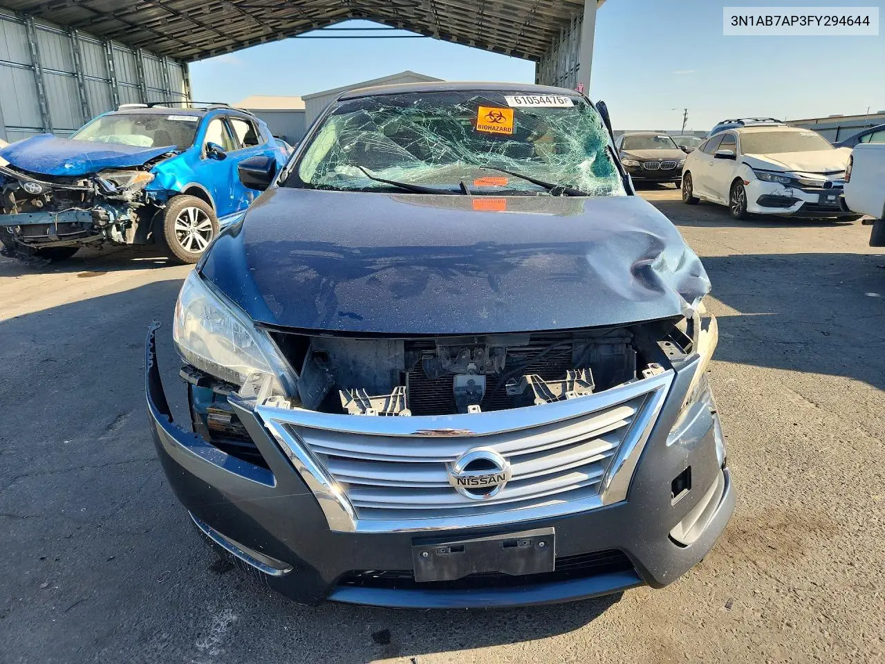 2015 NISSAN SENTRA VIN 3N1AB7AP3FY294644 — фото 5