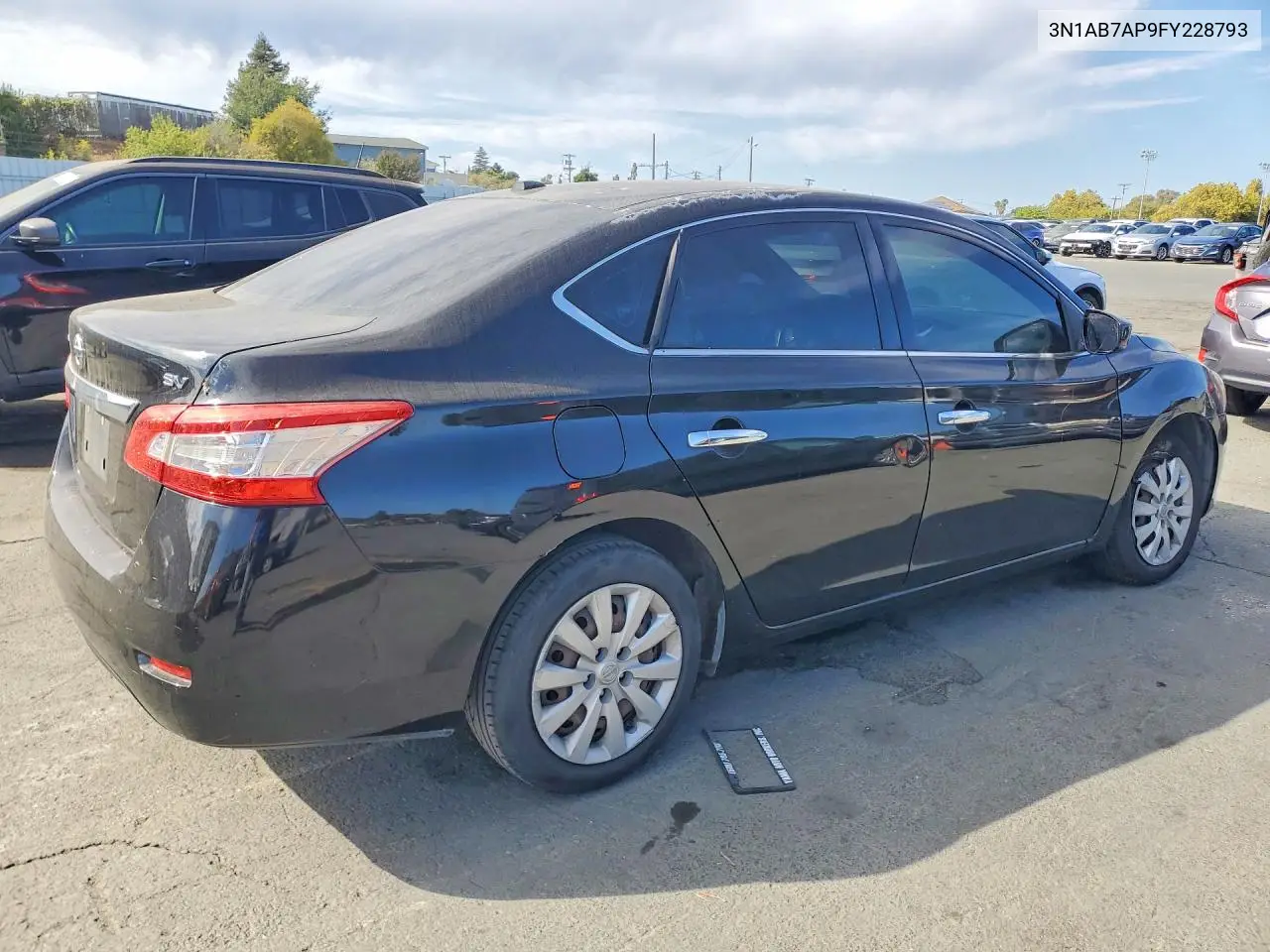 2015 NISSAN SENTRA VIN 3N1AB7AP9FY228793 — фото 3