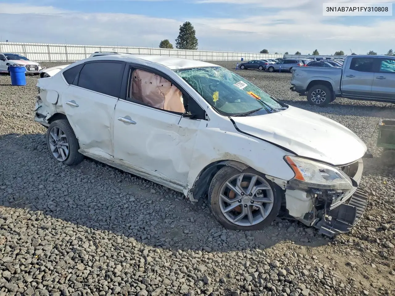 2015 NISSAN SENTRA VIN 3N1AB7AP1FY310808 — фото 4