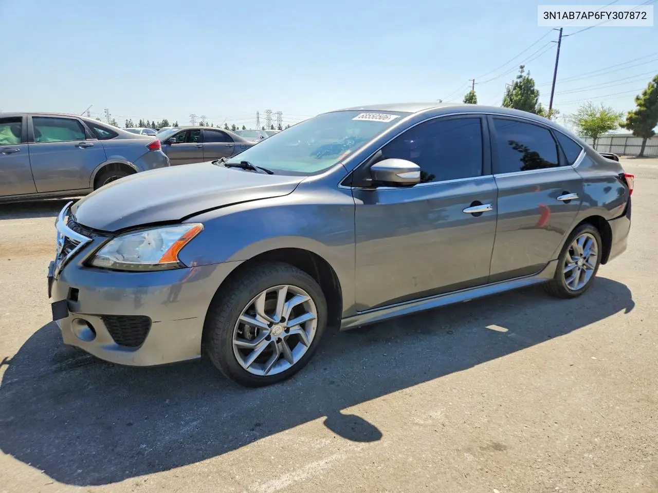 NISSAN SENTRA 2015, VIN 3N1AB7AP6FY307872