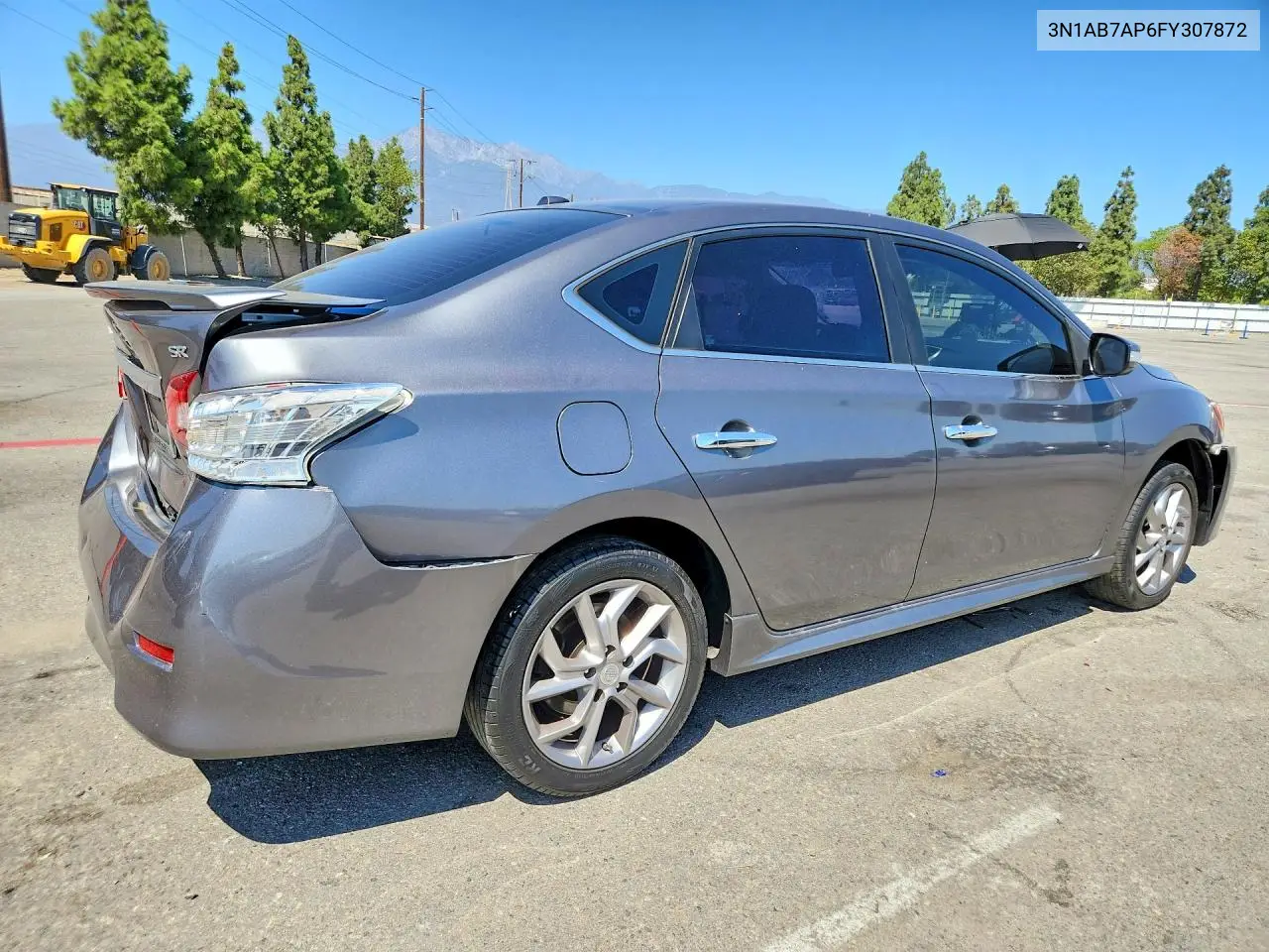 2015 NISSAN SENTRA VIN 3N1AB7AP6FY307872 — фото 3