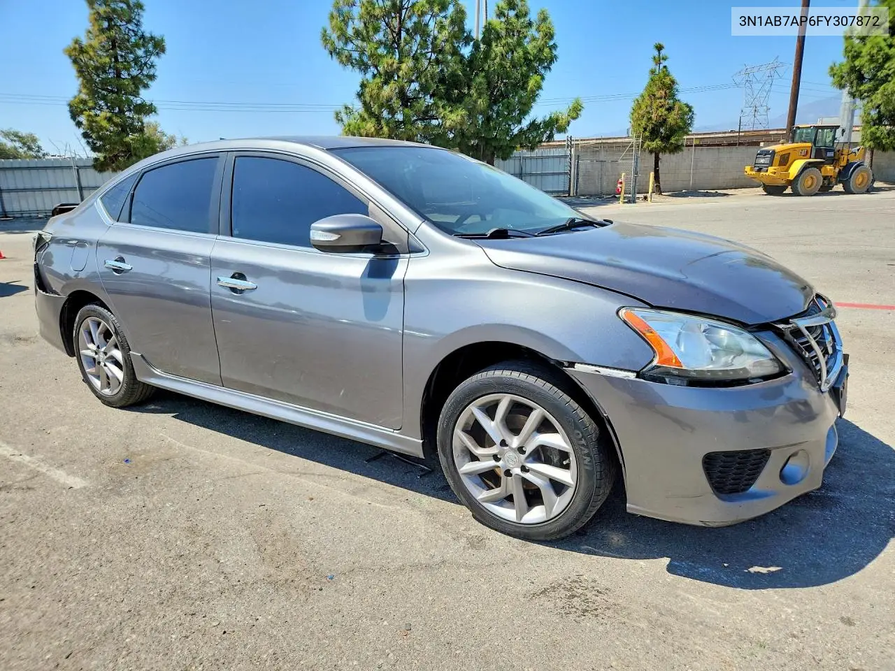 2015 NISSAN SENTRA VIN 3N1AB7AP6FY307872 — фото 4