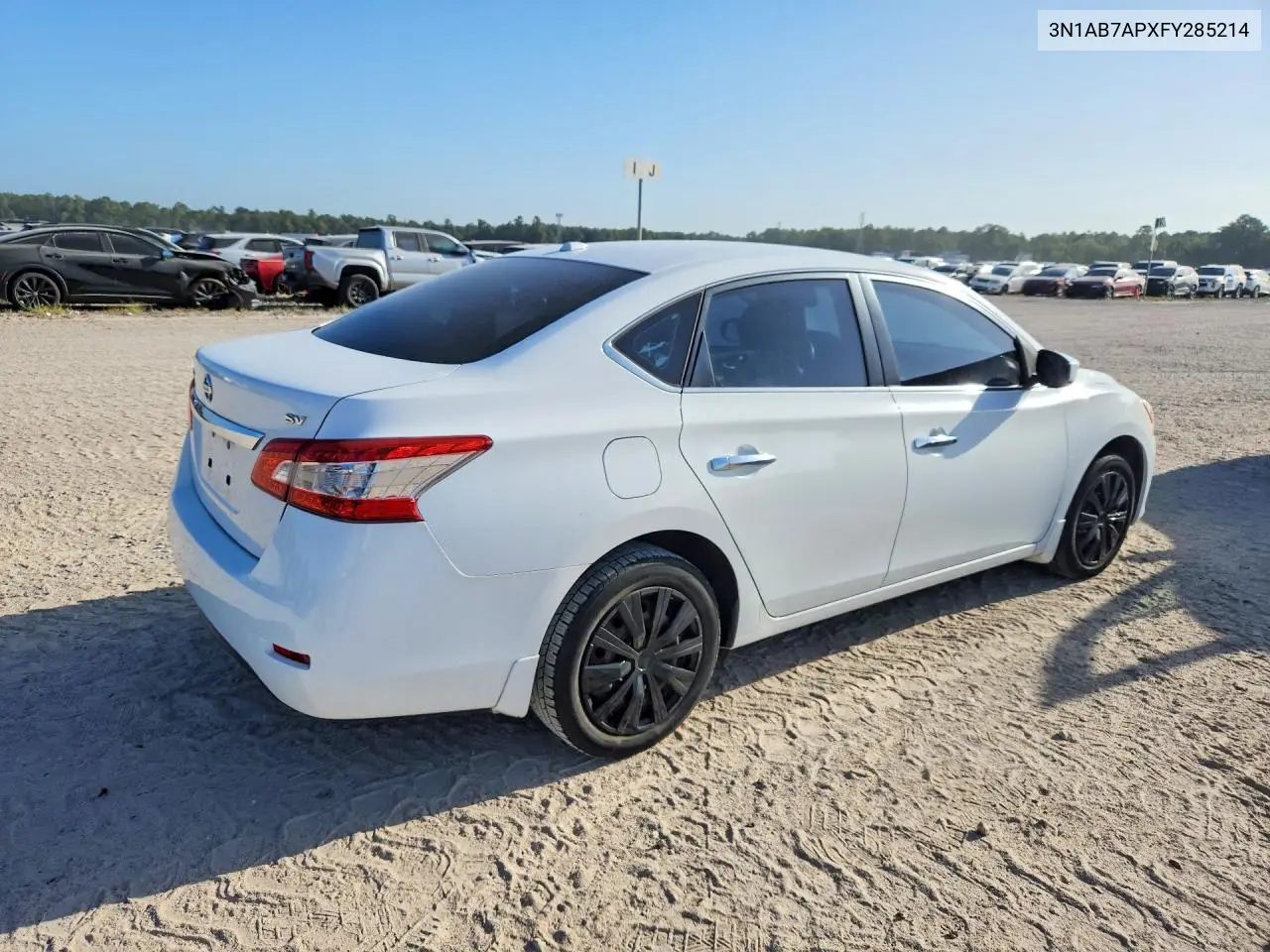 2015 NISSAN SENTRA VIN 3N1AB7APXFY285214 — фото 3
