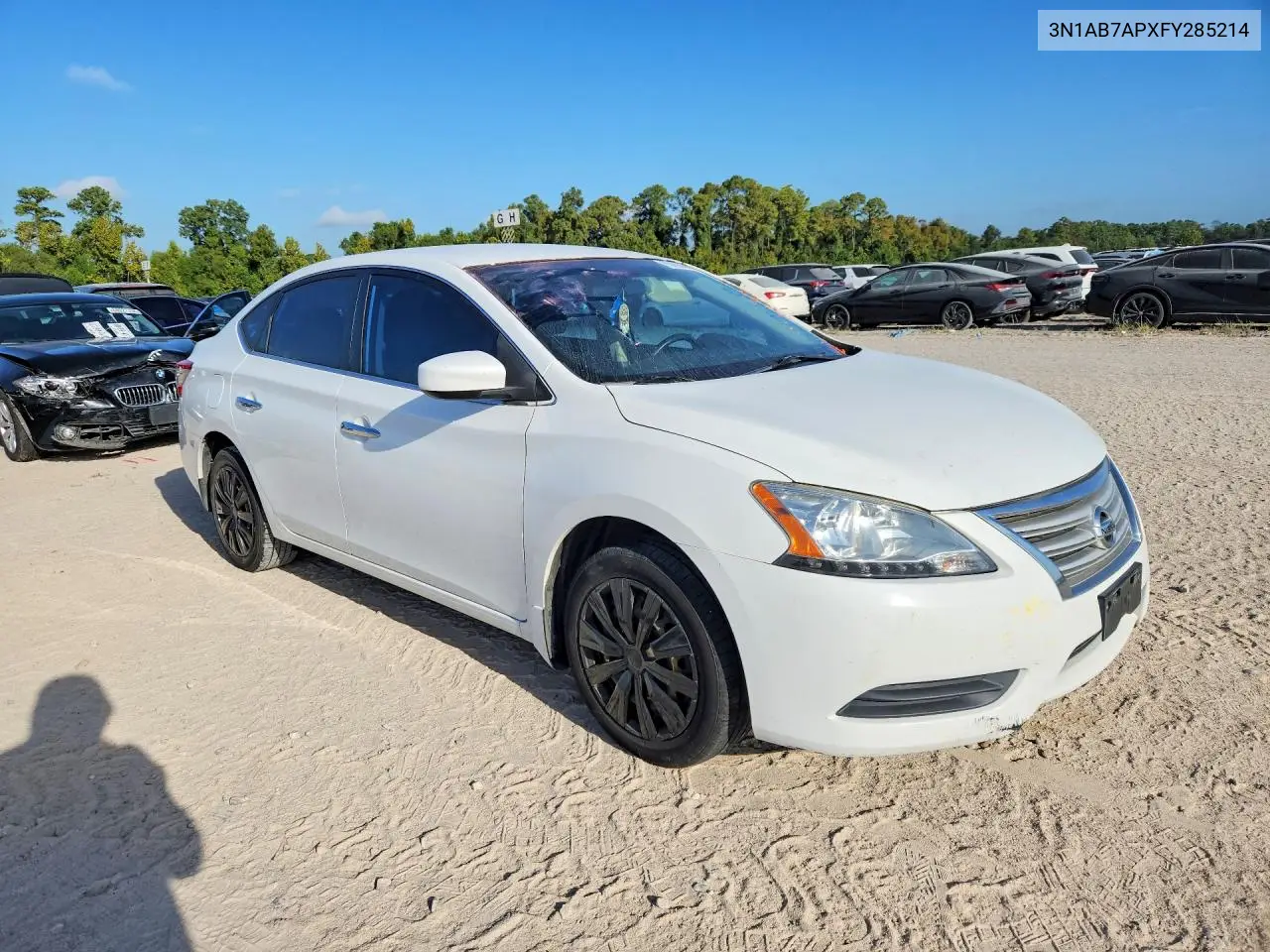 2015 NISSAN SENTRA VIN 3N1AB7APXFY285214 — фото 4