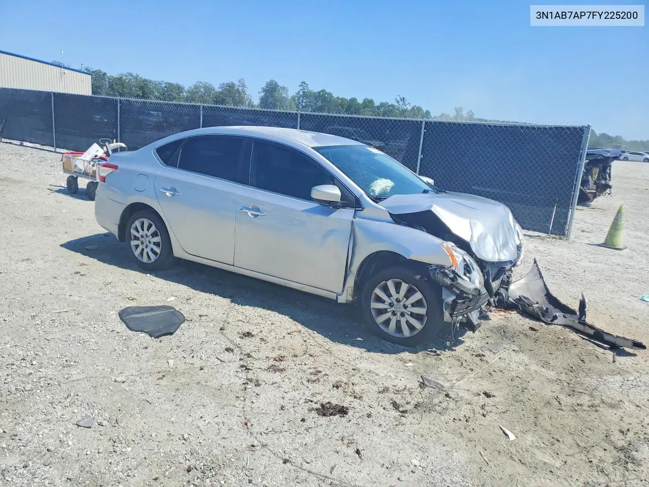 2015 NISSAN SENTRA VIN 3N1AB7AP7FY225200 — фото 4