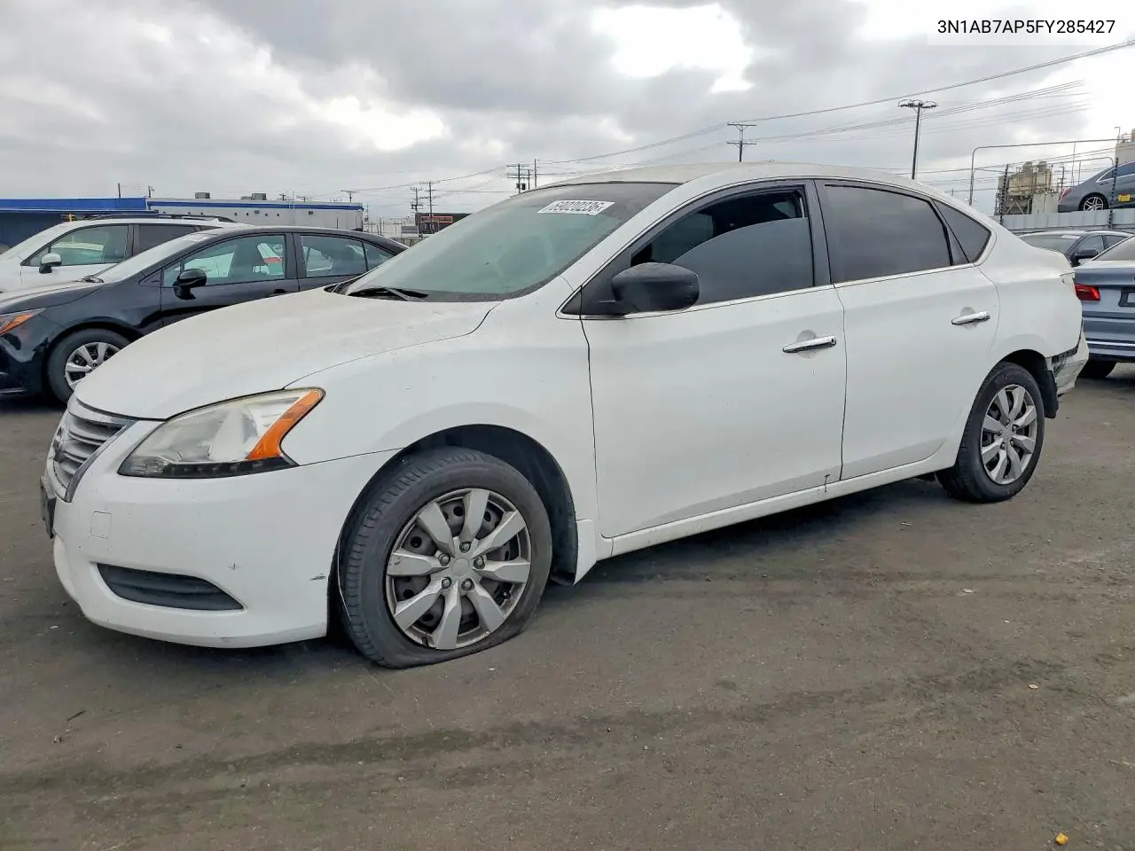 NISSAN SENTRA 2015, VIN 3N1AB7AP5FY285427