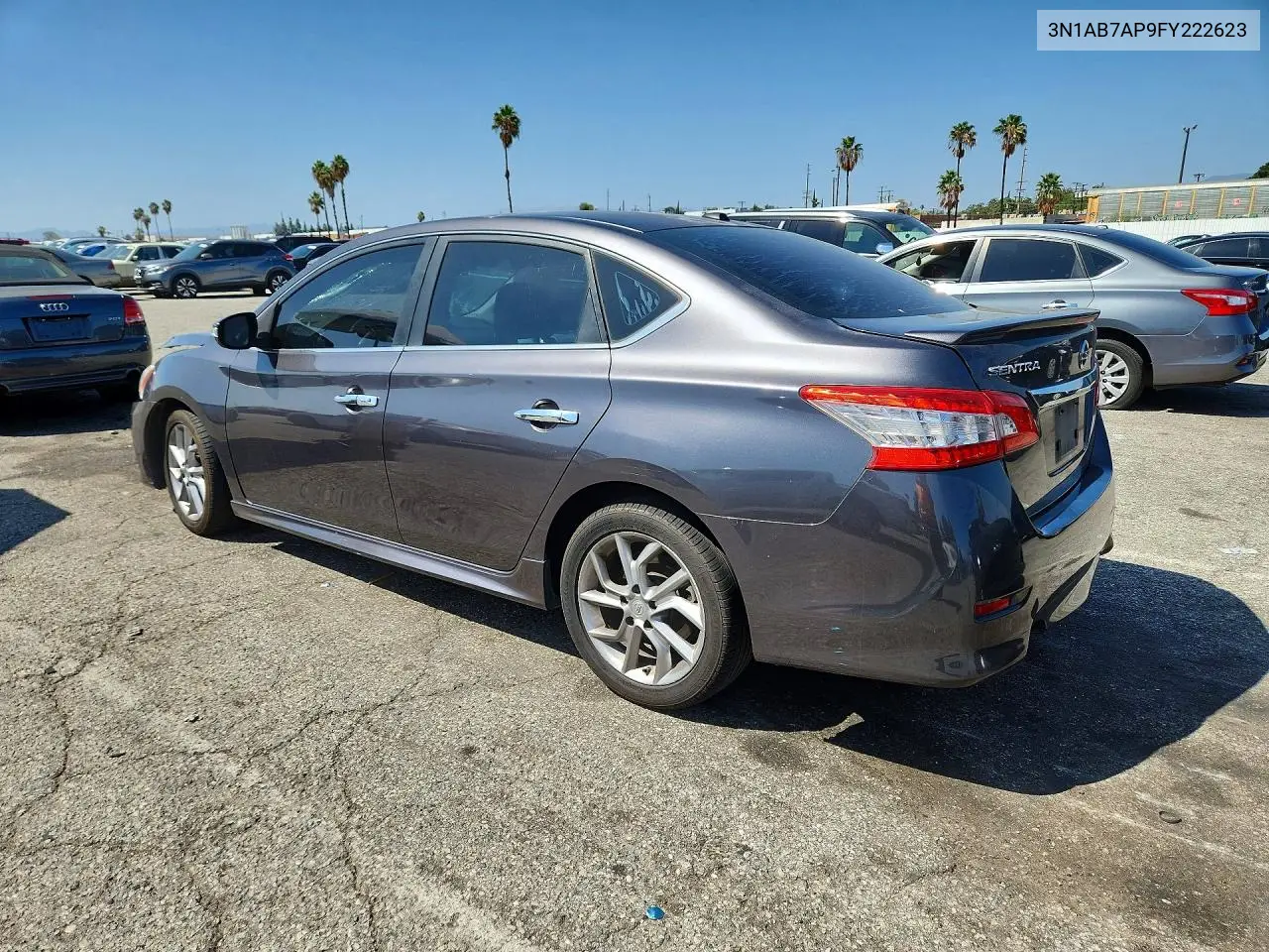 2015 NISSAN SENTRA VIN 3N1AB7AP9FY222623 — фото 2