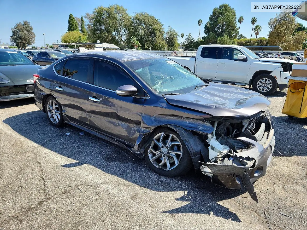 2015 NISSAN SENTRA VIN 3N1AB7AP9FY222623 — фото 4