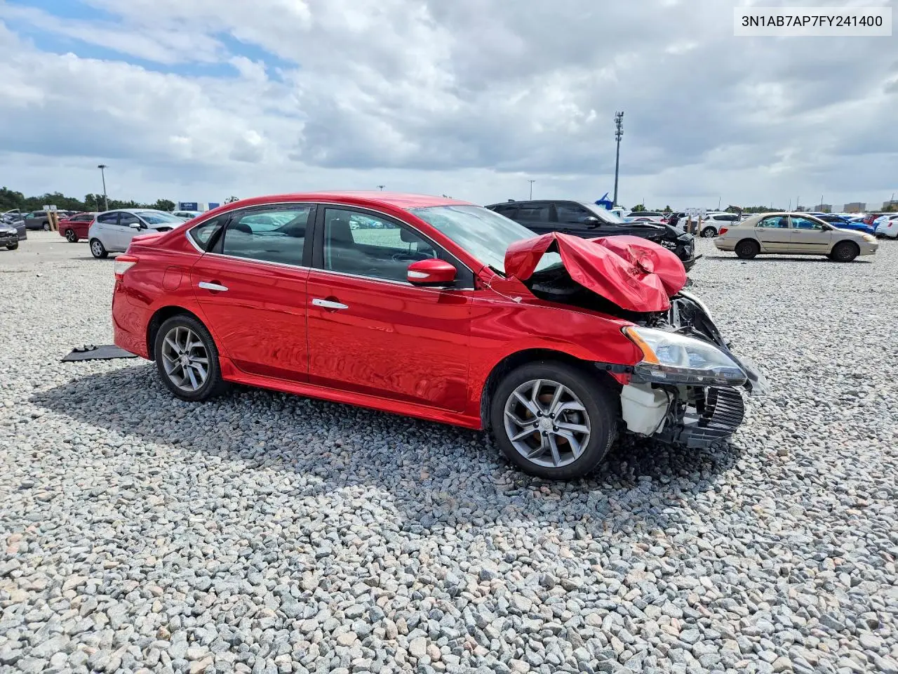 2015 NISSAN SENTRA VIN 3N1AB7AP7FY241400 — фото 4