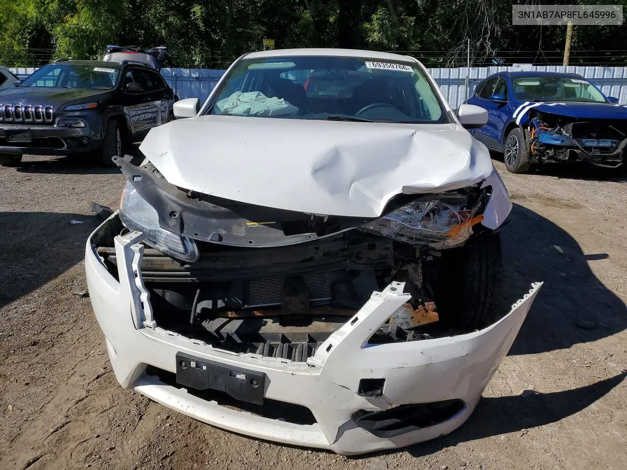 2015 NISSAN SENTRA VIN 3N1AB7AP8FL645996 — фото 5