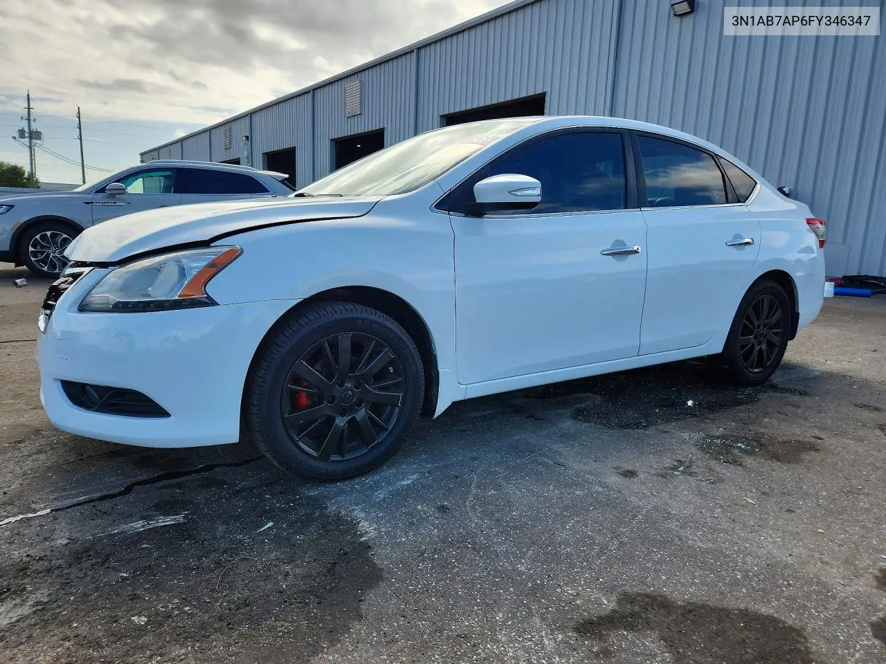 NISSAN SENTRA 2015, VIN 3N1AB7AP6FY346347