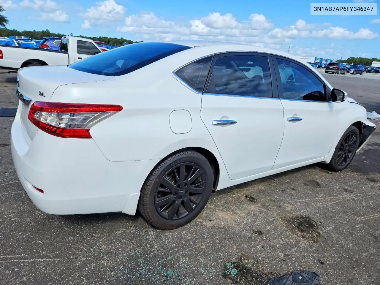 2015 NISSAN SENTRA VIN 3N1AB7AP6FY346347 — фото 3