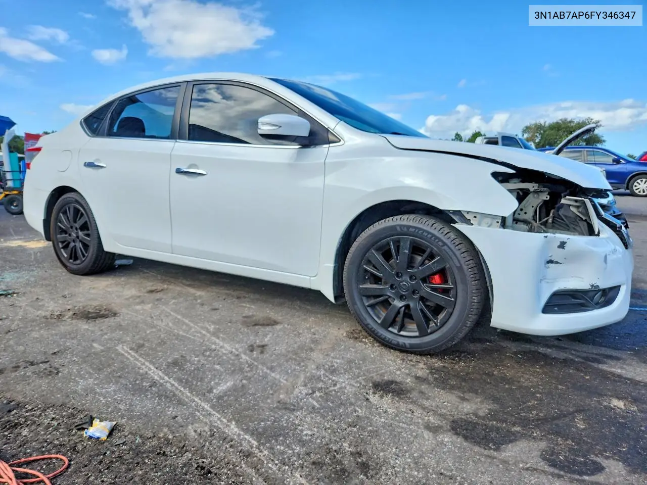2015 NISSAN SENTRA VIN 3N1AB7AP6FY346347 — фото 4
