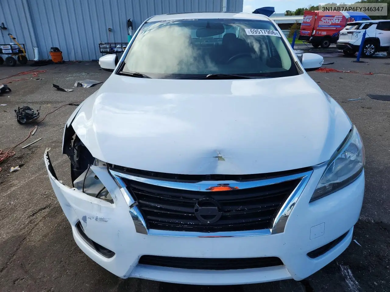 2015 NISSAN SENTRA VIN 3N1AB7AP6FY346347 — фото 5