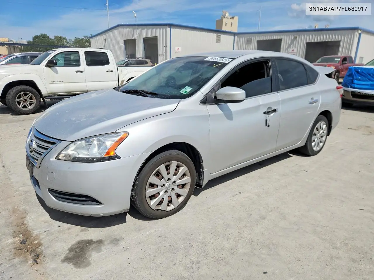 NISSAN SENTRA 2015, VIN 3N1AB7AP7FL680917