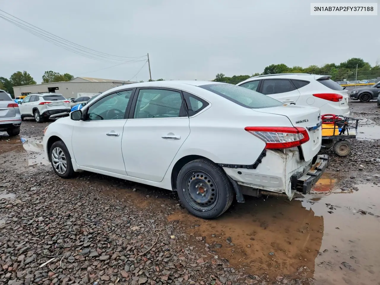 2015 NISSAN SENTRA VIN 3N1AB7AP2FY377188 — фото 2