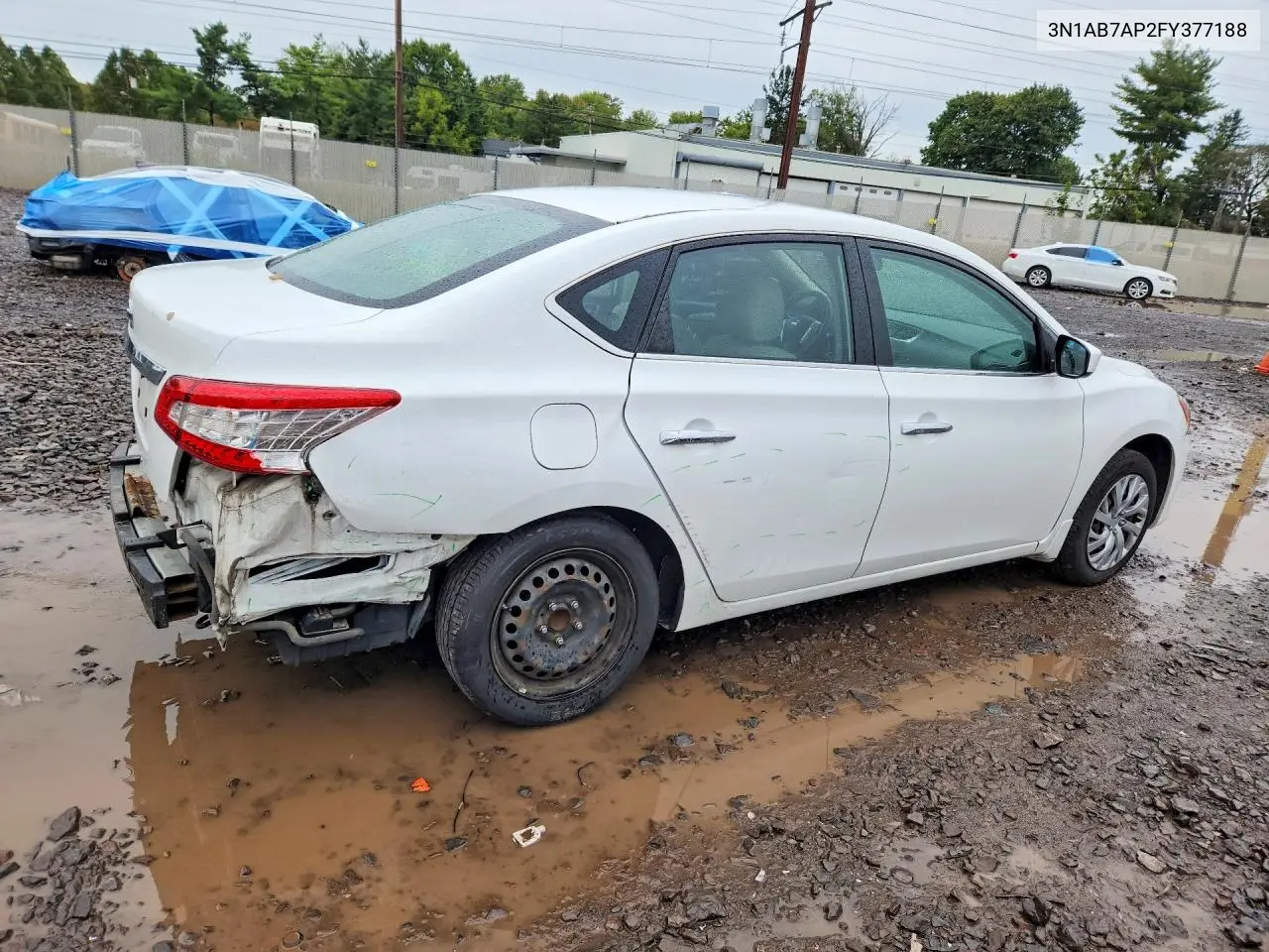 2015 NISSAN SENTRA VIN 3N1AB7AP2FY377188 — фото 3