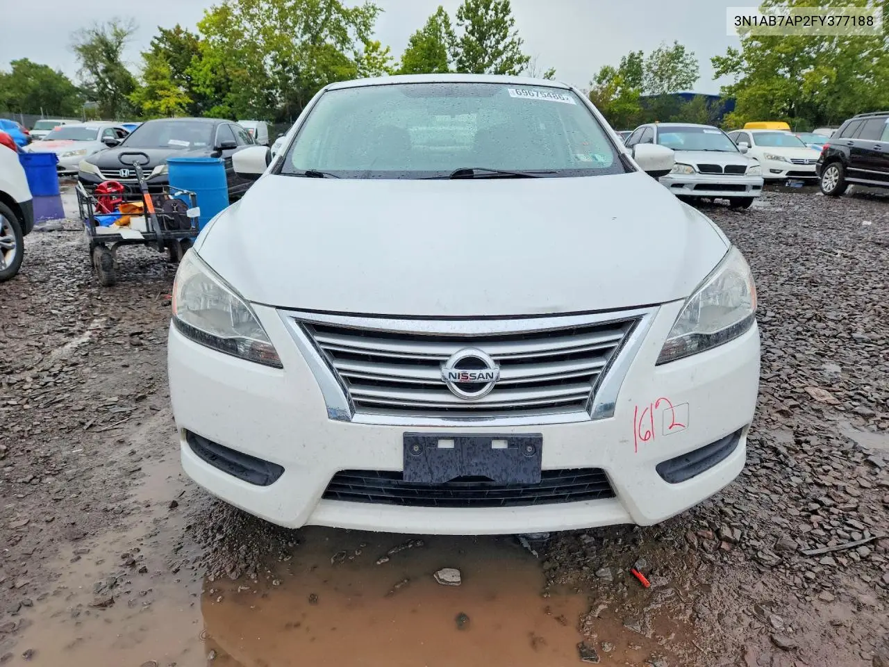 2015 NISSAN SENTRA VIN 3N1AB7AP2FY377188 — фото 5