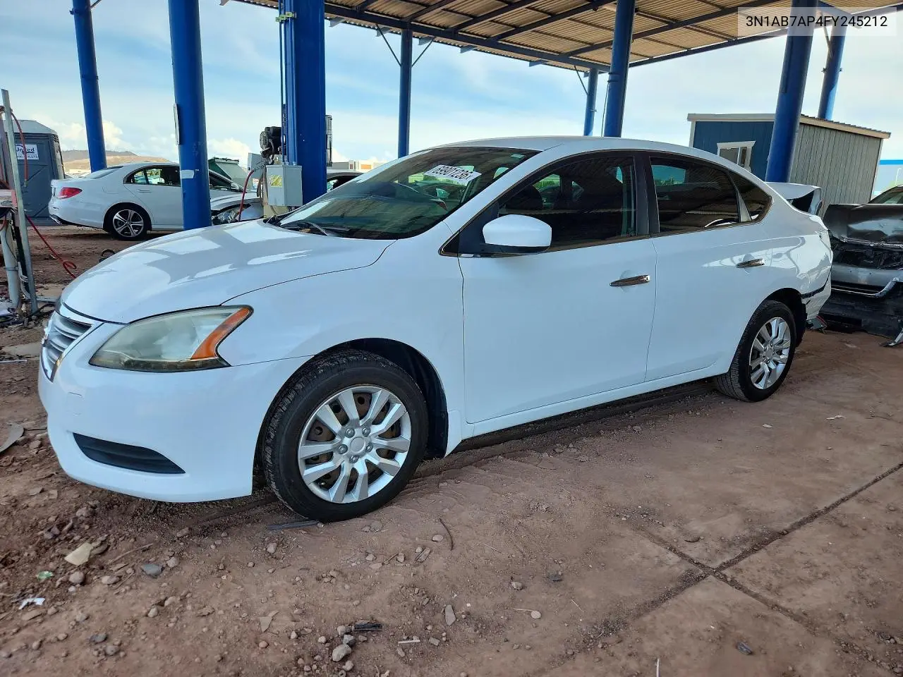NISSAN SENTRA 2015, VIN 3N1AB7AP4FY245212
