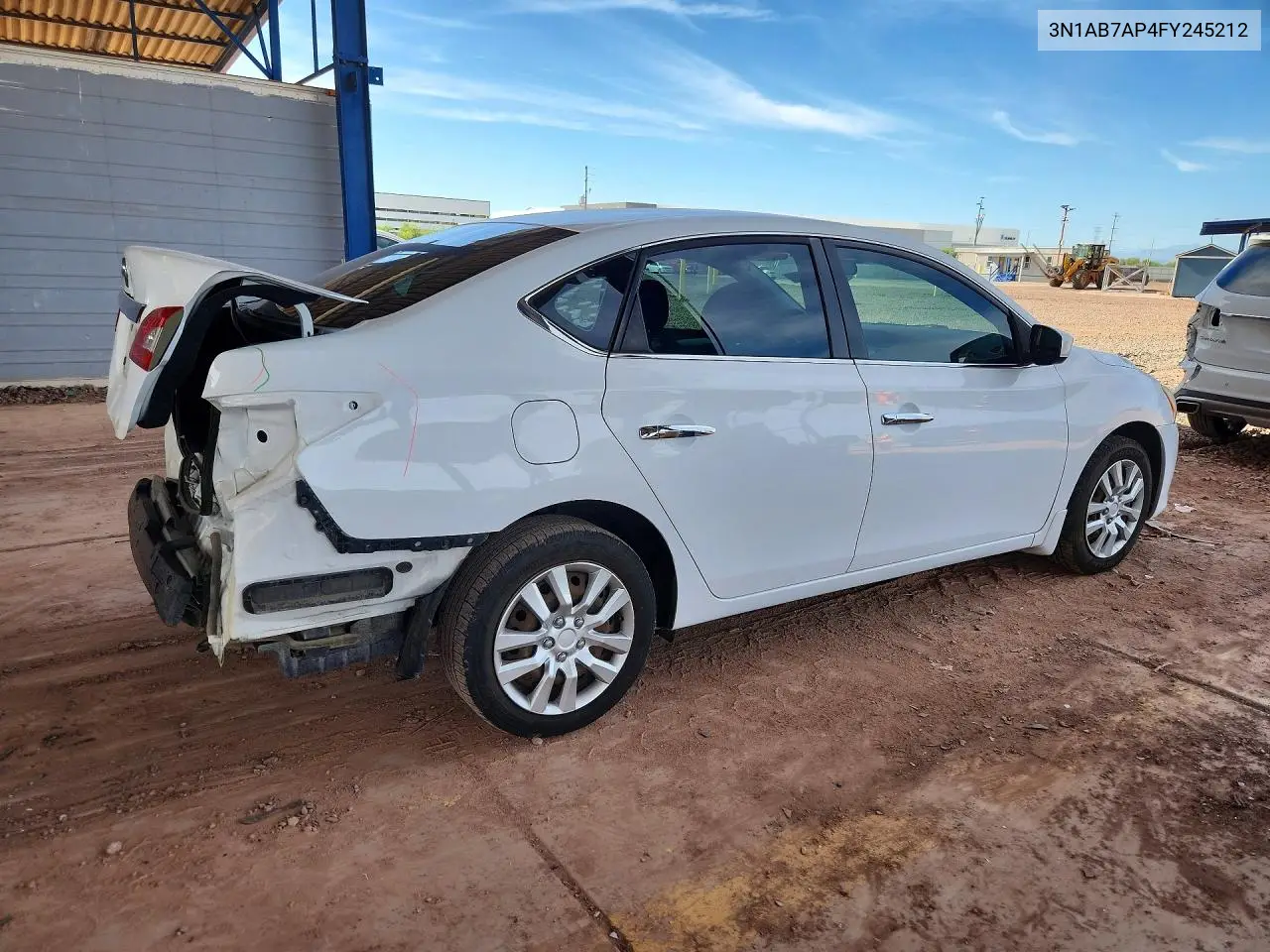 2015 NISSAN SENTRA VIN 3N1AB7AP4FY245212 — фото 3