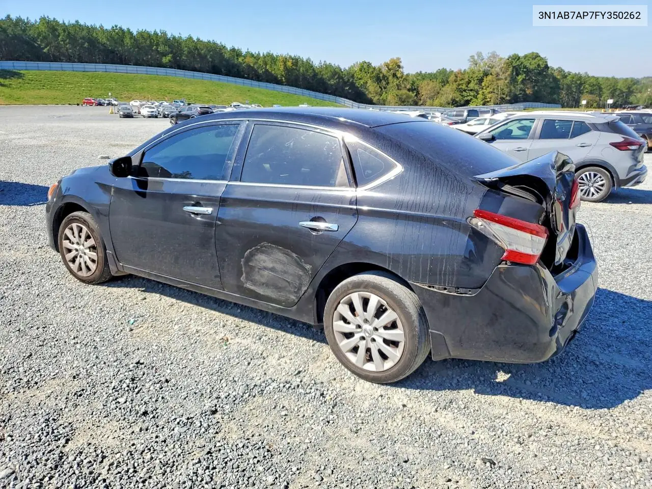 2015 NISSAN SENTRA VIN 3N1AB7AP7FY350262 — фото 2