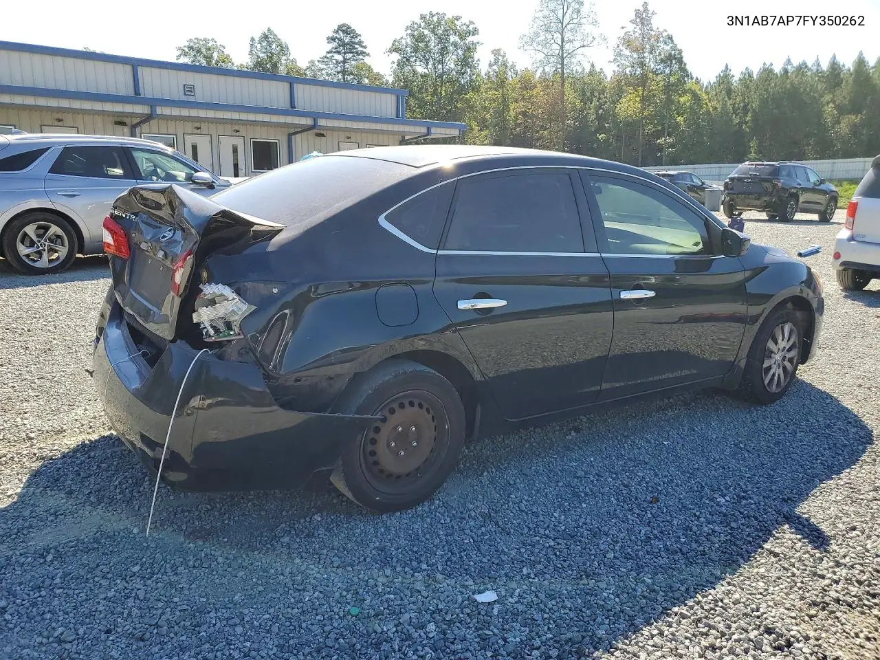 2015 NISSAN SENTRA VIN 3N1AB7AP7FY350262 — фото 3