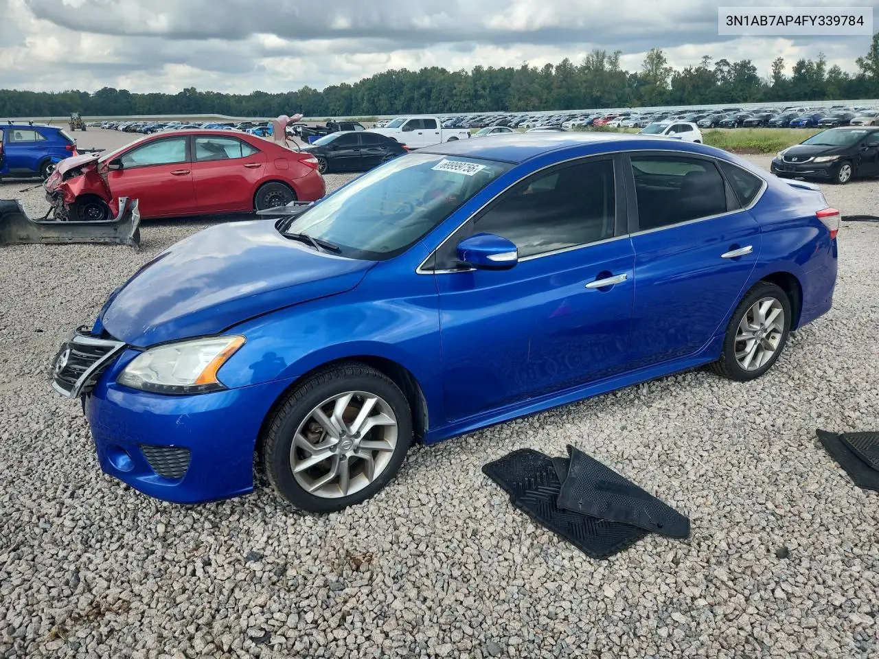 NISSAN SENTRA 2015, VIN 3N1AB7AP4FY339784