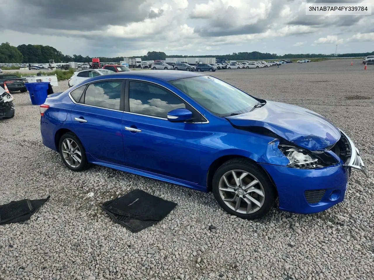 2015 NISSAN SENTRA VIN 3N1AB7AP4FY339784 — фото 4