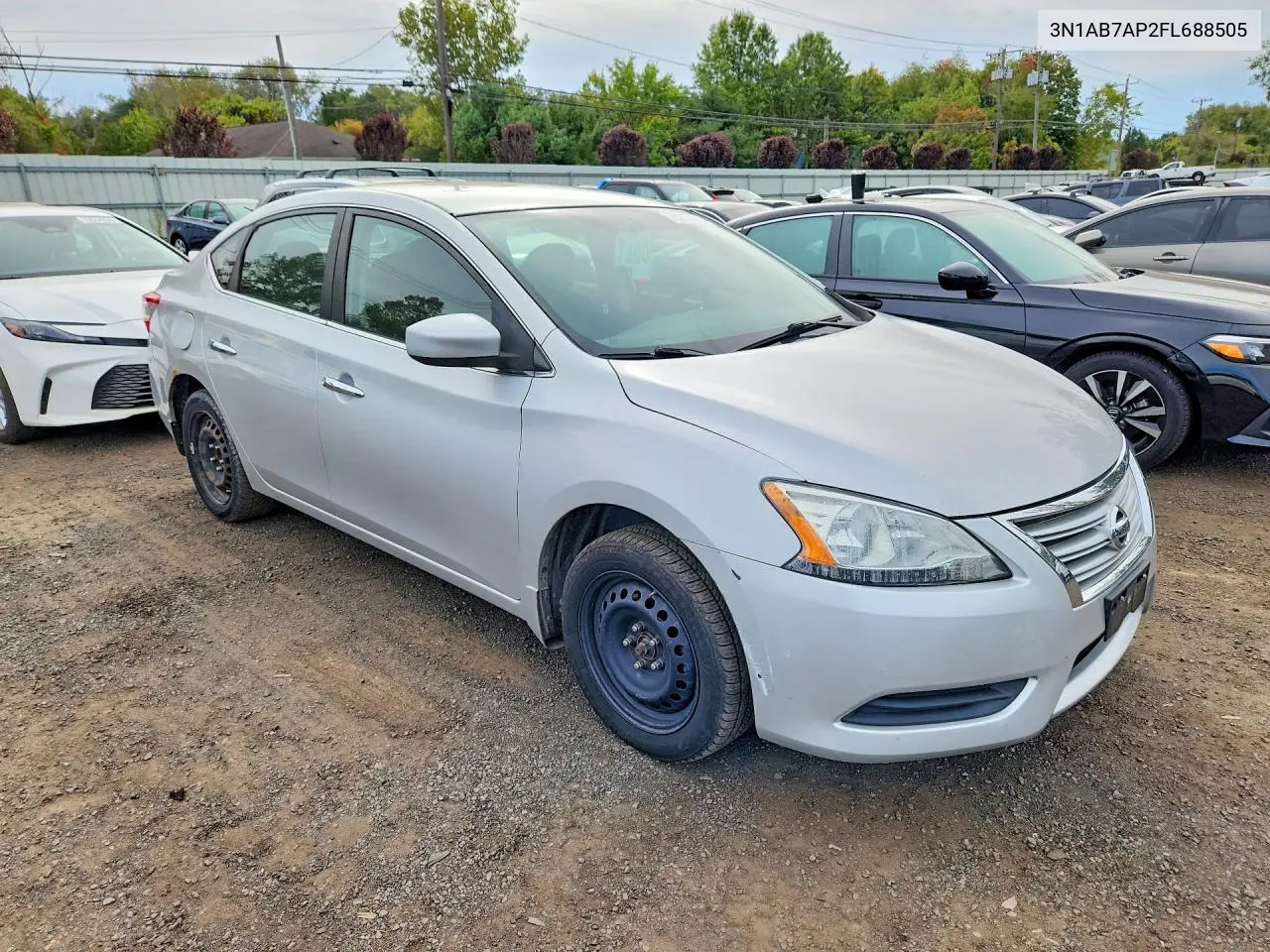 2015 NISSAN SENTRA VIN 3N1AB7AP2FL688505 — фото 4