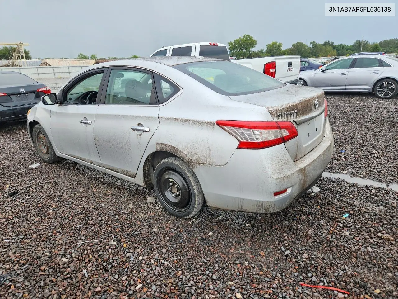 2015 NISSAN SENTRA VIN 3N1AB7AP5FL636138 — фото 2