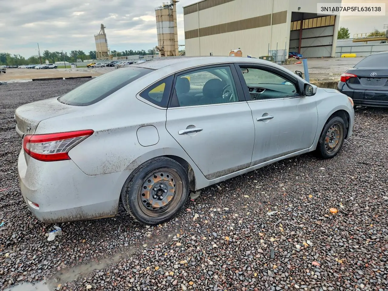 2015 NISSAN SENTRA VIN 3N1AB7AP5FL636138 — фото 3