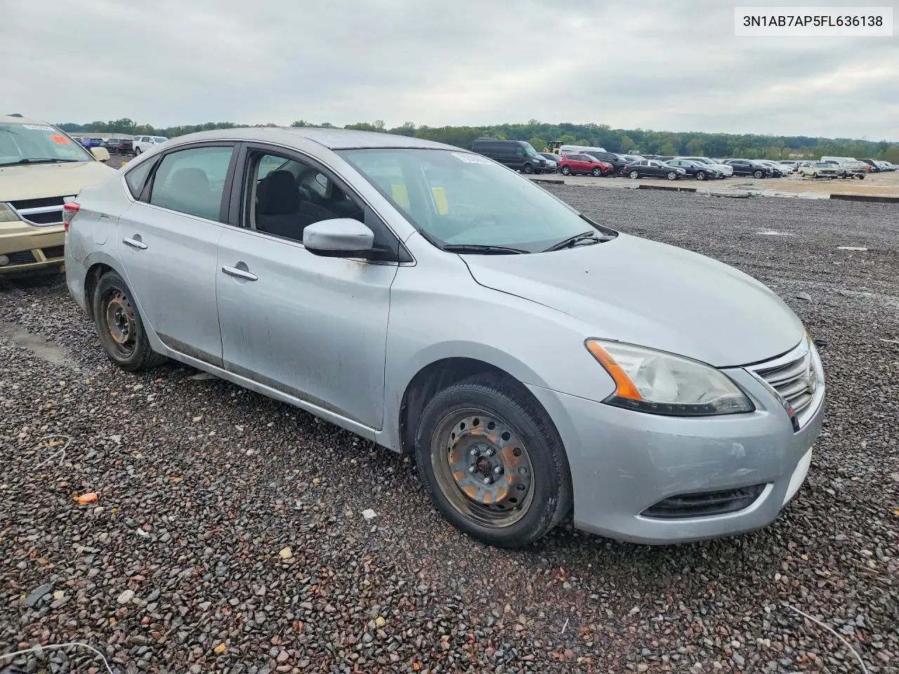 2015 NISSAN SENTRA VIN 3N1AB7AP5FL636138 — фото 4