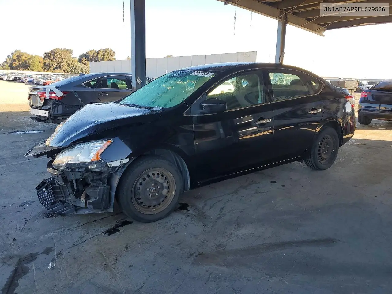 NISSAN SENTRA 2015, VIN 3N1AB7AP9FL679526