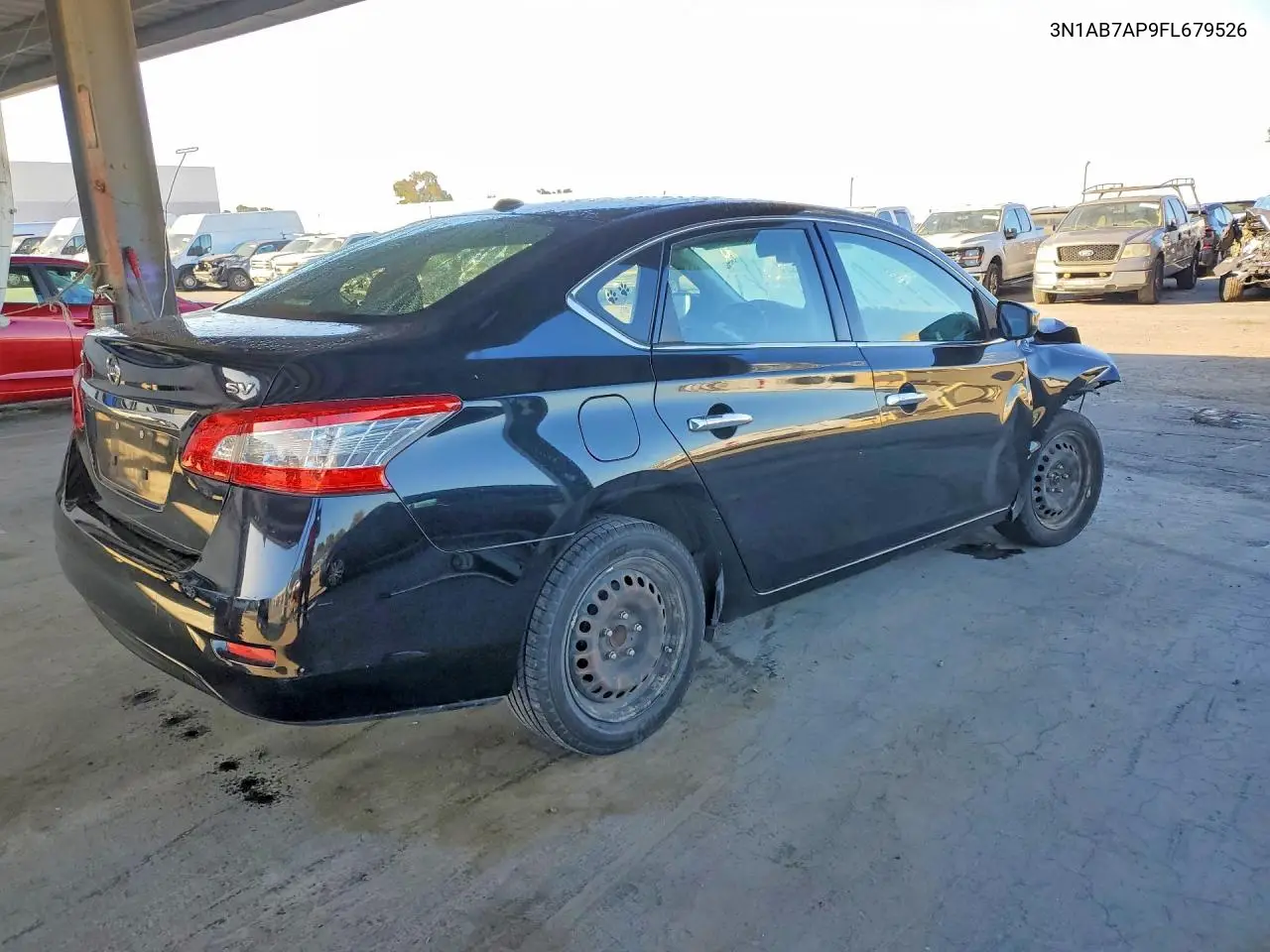 2015 NISSAN SENTRA VIN 3N1AB7AP9FL679526 — фото 3