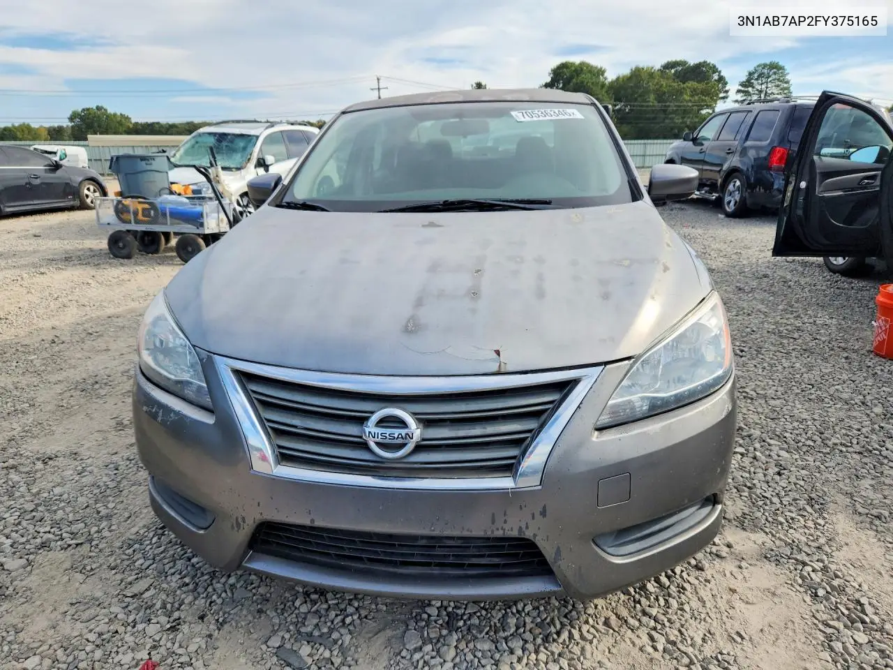 2015 NISSAN SENTRA VIN 3N1AB7AP2FY375165 — фото 5