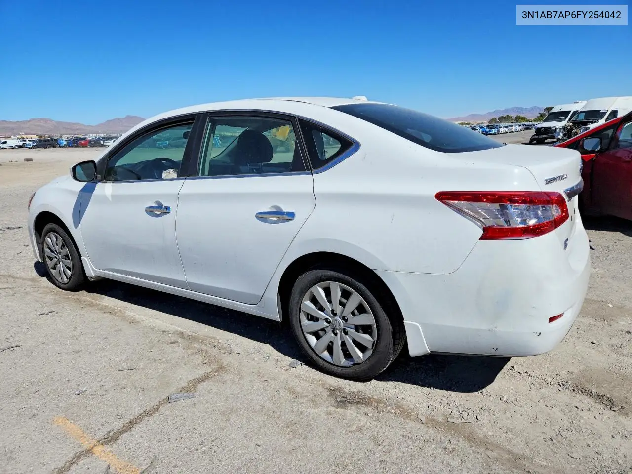2015 NISSAN SENTRA VIN 3N1AB7AP6FY254042 — фото 2