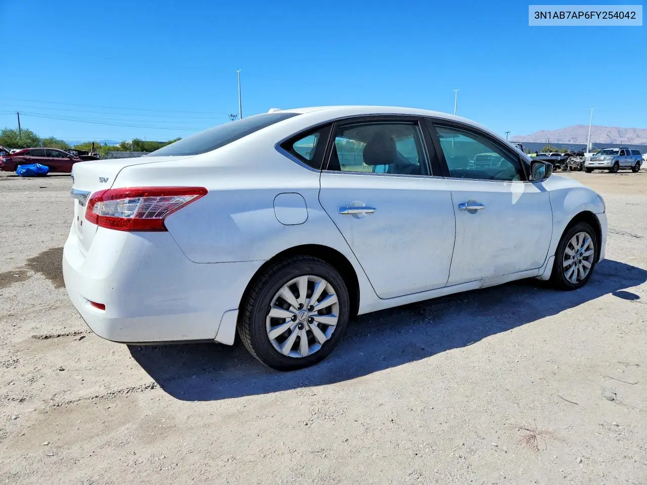 2015 NISSAN SENTRA VIN 3N1AB7AP6FY254042 — фото 3