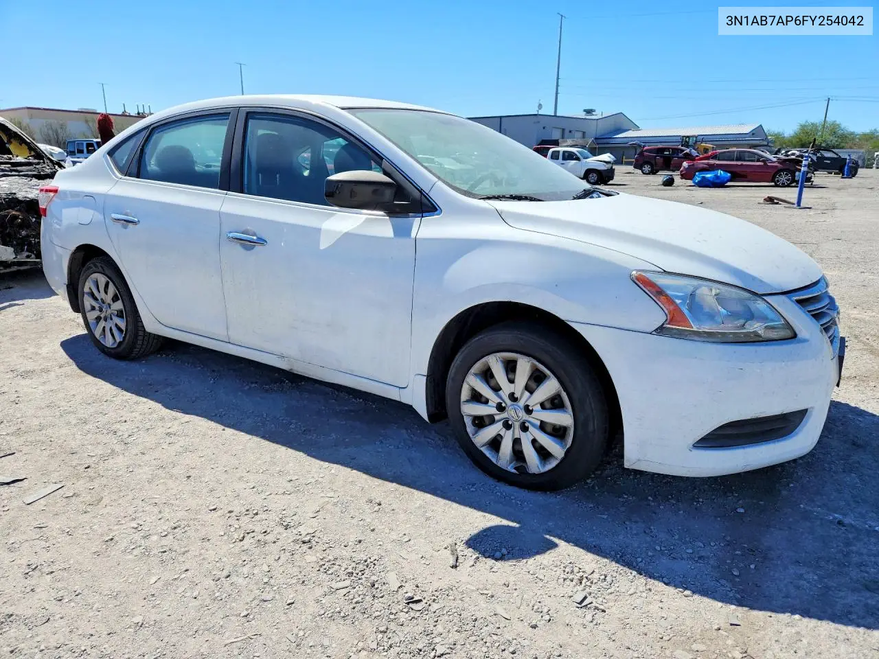 2015 NISSAN SENTRA VIN 3N1AB7AP6FY254042 — фото 4
